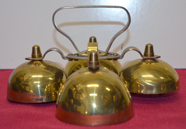 Elegant vintage altar bells $325