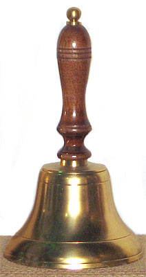 Teachers hand bell