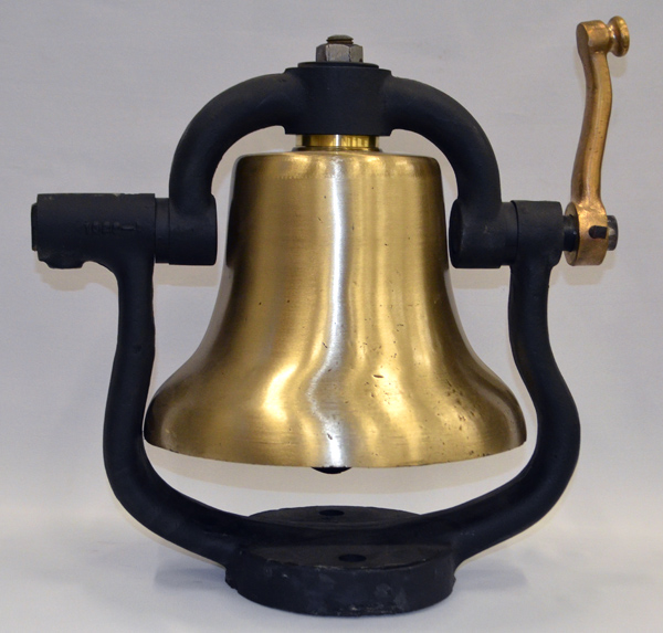 12inch HOWARD brass steam locomotive bell. $2,100