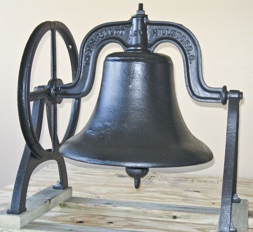 20 inch CS Bell, cast iron complete and restored